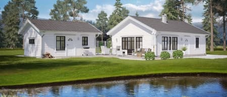 Vinga med gäststuga - Landsbrovillan